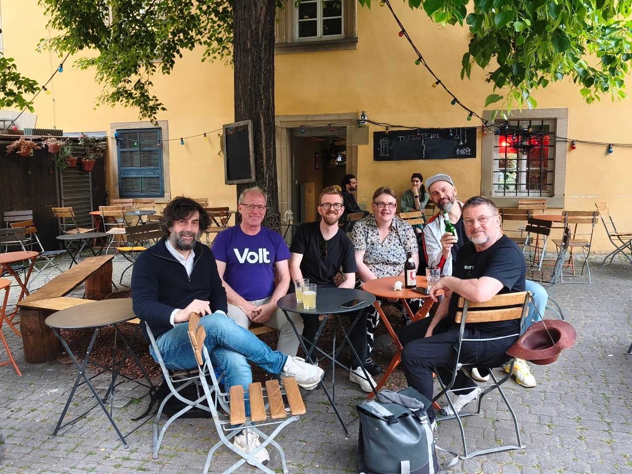 Discussion avec Volt Stuttgart