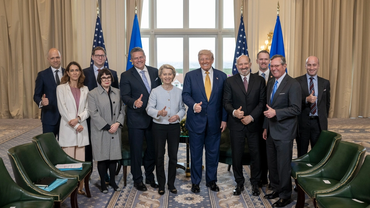 Pas de pouce levé pour l'accord UE–USA (Photo: Mission américaine auprès de l'Union européenne)